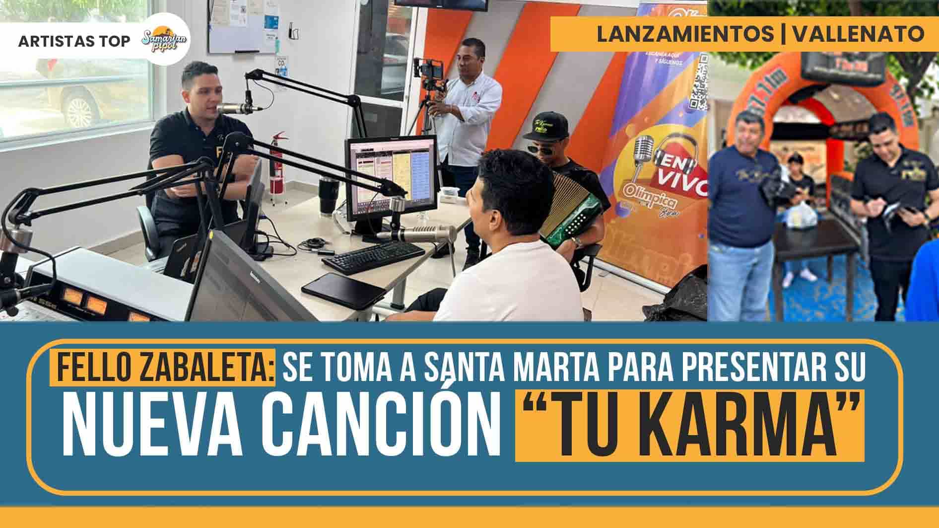 Fello Zabaleta Llega a Santa Marta con su Onda y ‘Tu Karma’